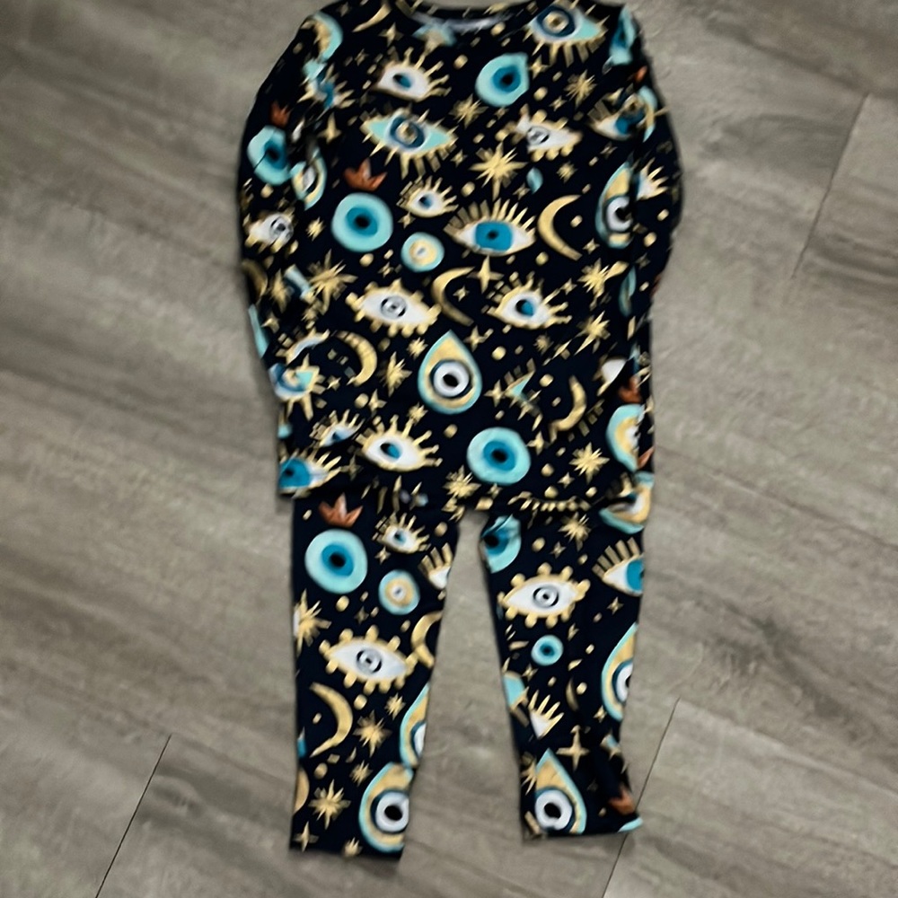 Evil eye pj set size 4t from posh peanut
